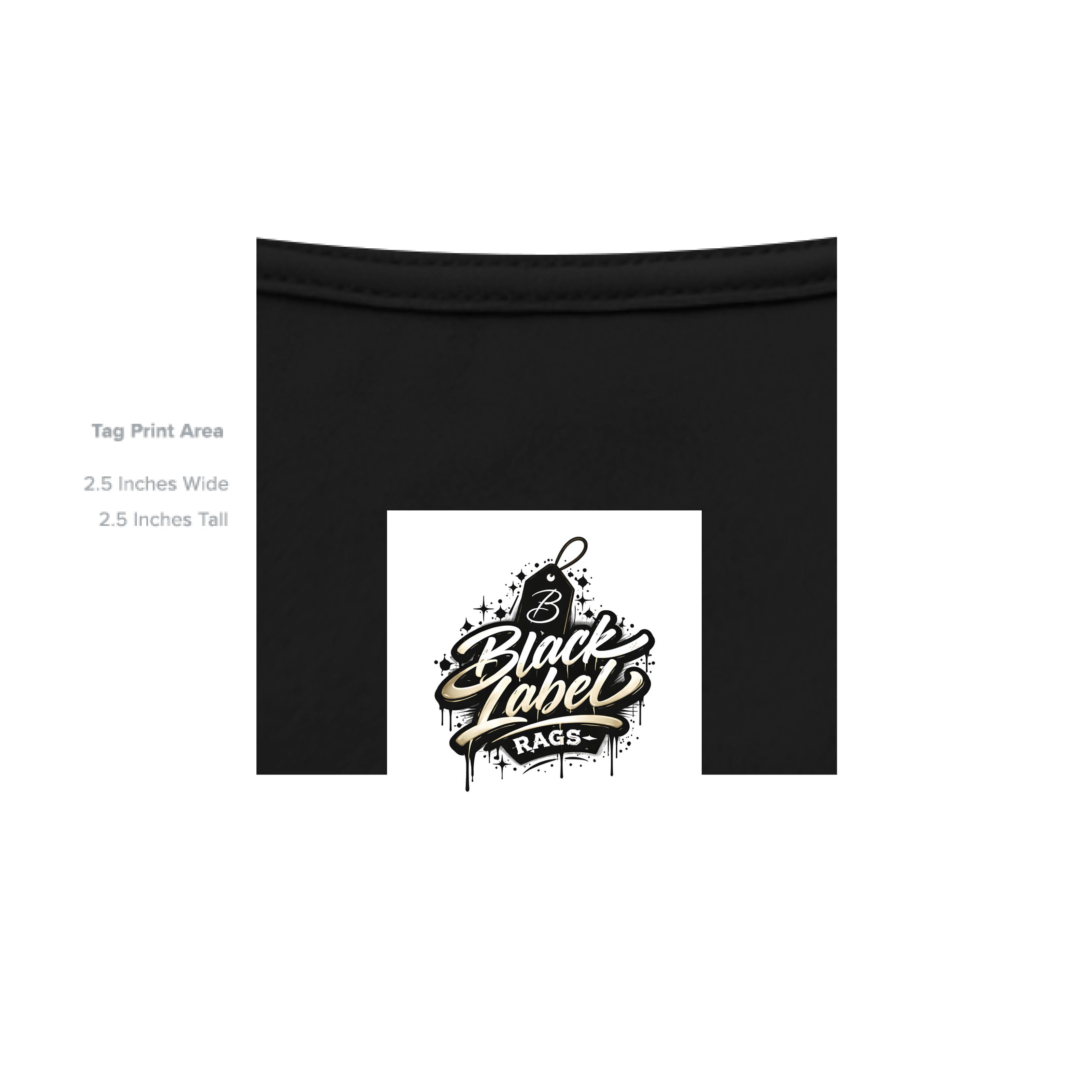 SLD BLK TRIBLEND - INSIDE_TAG_LINE