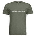 Military Green Triblend - FRONT