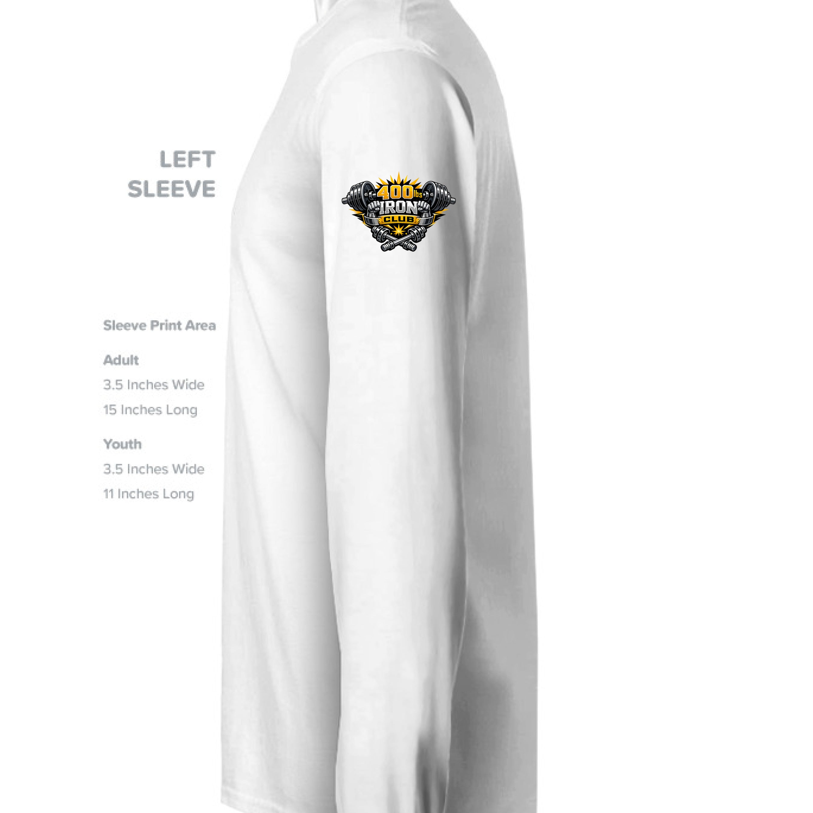 WHT/ MD GRY _100 - SLEEVE_LEFT